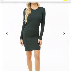 Forever 21 hunter green dress size L -brand new
